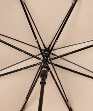 MOONBAT LANVIN en Bleu 【耐風】長傘 サテンプリントフラワー ベージュ