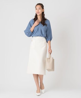 ONWARD Reuse Park 【ICB】ブラウス春夏 ブルー