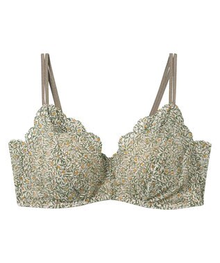 une nana cool MADE WITH LIBERTY FABRIC 特別な日以外の364日つけたくなるブラ 364ブラ レース サンドベージュ