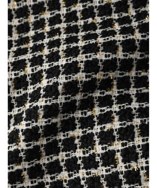 Green Parks ・ＥＬＥＮＣＡＲＥ　ＤＵＥ　ツィードノーカラージャケット Black