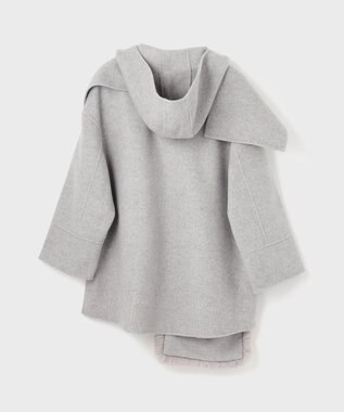 GRACE CONTINENTAL フードストールリバーコート グレー