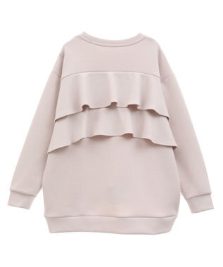 AMERICAN HOLIC 【WEB限定】バックフリルポンチプルオーバー Gray Beige