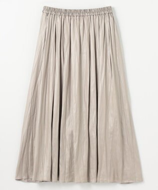 ANY 【ウエストゴム】チンツギャザースカート グレージュ