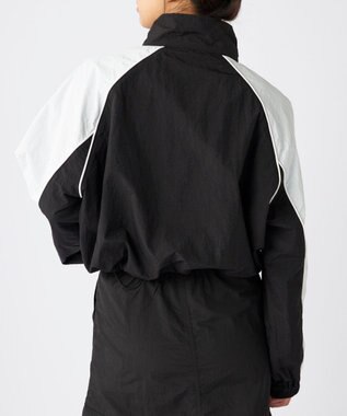 OP／FILA 【Kappa】ショート丈 ナイロントラックジャケット ブラック