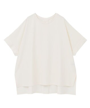 AMERICAN HOLIC 接触冷感バックタックプルオーバー Ivory