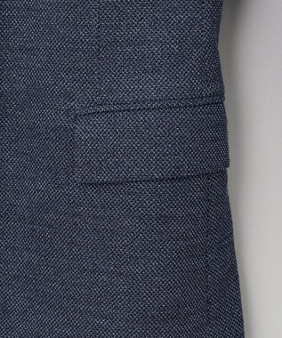 GOTAIRIKU 【カーディガンジャケット】ブリスターバーズアイ ニットジャケット ダルブルー系8