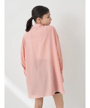 earth music&ecology シアーボーイズライクシャツ Off White