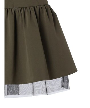 AMERICAN HOLIC チュールレイヤードキャミ Khaki