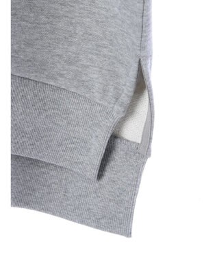 AMERICAN HOLIC 異素材ショルダー切り替えスウェット2 Light Gray Mixture