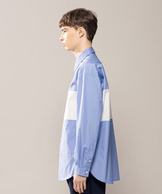 JOSEPH HOMME オックス　レギュラーカラー　シャツ スカイブルー系