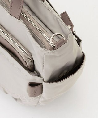 Y'SACCS ポリエステルツイル 2WAYトートバッグ グレージュ