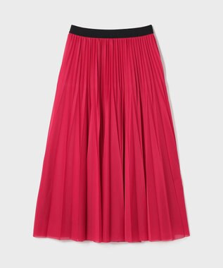 GRACE CONTINENTAL トリコットプリーツスカート レッド