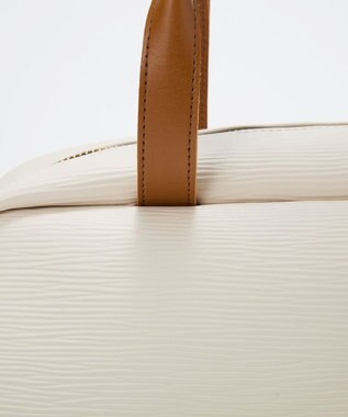 TOPKAPI 【Breath TOPKAPI】RIPPLE リプル ワイド ボストンバッグ チャーム付き アイボリー