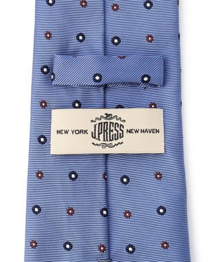 J.PRESS MEN 【VINTAGE JACQUARD COLLECTION】小紋柄 ネクタイ サックスブルー系7