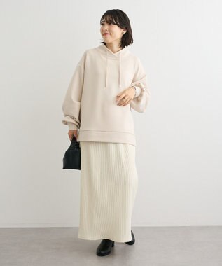 Green Parks ダンボール抜け衿プルオーバー Light Beige