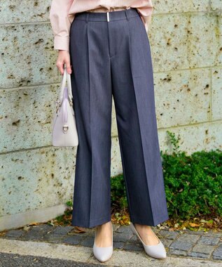 ANY SIS 褒めらレディストレッチ ワイドパンツ