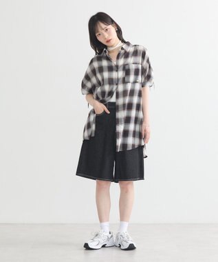 earth music&ecology マルチｗａｙネックホルターレースタンク Off White