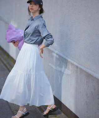 23区 【CLASSY.6月号掲載】NOMADIS リバーシブル トートバッグ (L) ライラック系