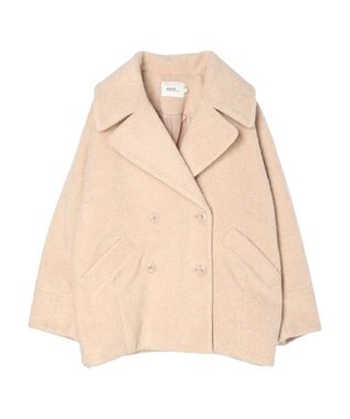 earth music&ecology ＢＩＧカラーコクーンコート Beige