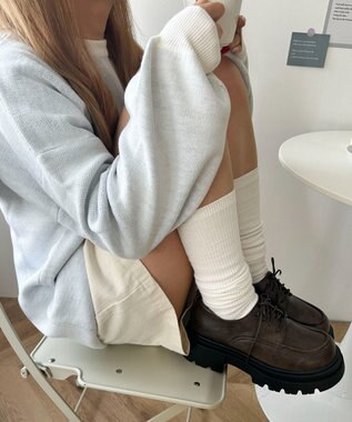 WEGO レースアップシューズ ブラウン