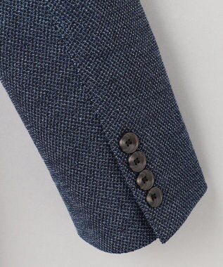 GOTAIRIKU 【カーディガンジャケット】ブリスターバーズアイ ニットジャケット ダルブルー系8