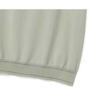 ZERO HALLIBURTON メタルロゴモックネックニットTシャツ ZHG-M6S9b 85196 ライトグリーン