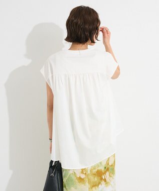 CRAFT STANDARD BOUTIQUE バックフレアバルーンカットソー White