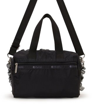 LeSportsac RUFFLE EVERYDAY SM SATCHEL/ブラックレースラッフル ブラックレースラッフル