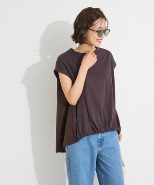 CRAFT STANDARD BOUTIQUE バックフレアバルーンカットソー Brown