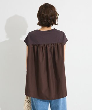 CRAFT STANDARD BOUTIQUE バックフレアバルーンカットソー Brown