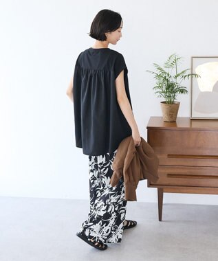 CRAFT STANDARD BOUTIQUE バックフレアバルーンカットソー Black