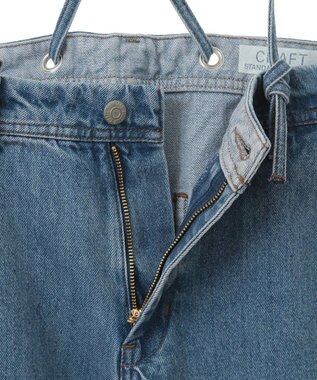 CRAFT STANDARD BOUTIQUE 2WAYサロペットデニムパンツ Light Indigo