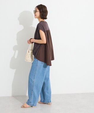 CRAFT STANDARD BOUTIQUE バックフレアバルーンカットソー Brown