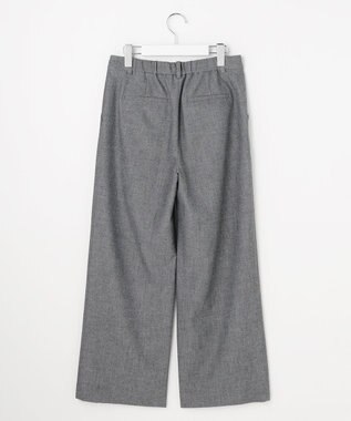 J.PRESS LADIES L チェルビック セミワイド パンツ グレー系