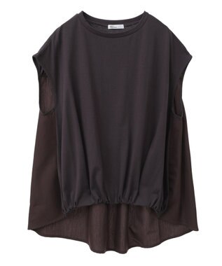 CRAFT STANDARD BOUTIQUE バックフレアバルーンカットソー Brown