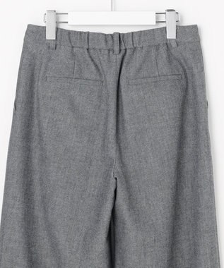 J.PRESS LADIES L チェルビック セミワイド パンツ グレー系