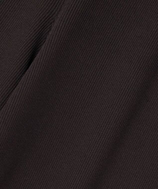 23区 L 【Lサイズ限定】レーヨンポリエステルストレッチ ニット パンツ ダークブラウン系