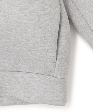 ICB 【洗える】 ビスコースエアーボンディング ジップアップフーディ ライトグレー系