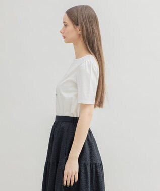 TOCCA 【洗える】LOVE YOURSELF TEE Tシャツ ホワイト系