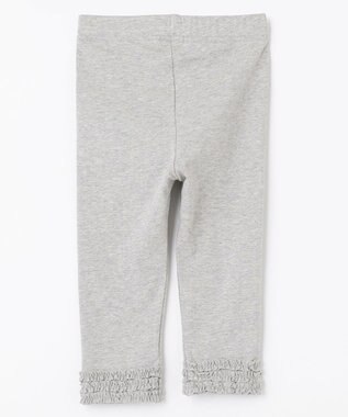 組曲 KIDS 【110-140cm】ストレッチ天竺レギンス（７分丈） グレー系