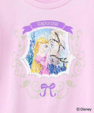 ANY KIDS 【ディズニープリンセス/フローズン】ミラクルスパンコールTシャツ ラベンダー（ラプンツェル）