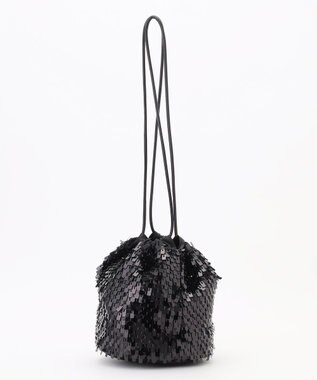 ICB スパンコールバッグ ブラック