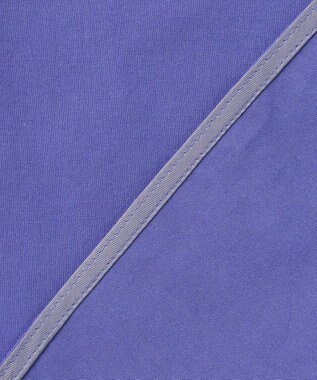 ICB 【洗える】コットンモダールローン バンドカラーシャツ ブルーベリー系