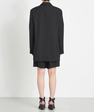 NAVE ウールポリエステルツイル ジャケット ブラック系