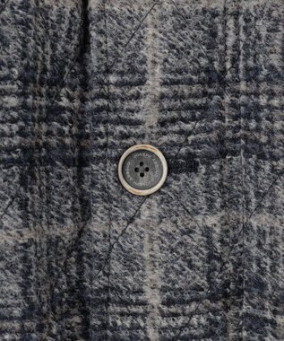 JOSEPH ABBOUD 【ストレッチ/イタリア素材/軽量】 イタリア素材使用・スライバーチェックジャケット ライトグレー系4