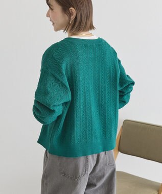 AMERICAN HOLIC 【BEVERLY HILLS POLO CLUB】ニットカーディガン Green