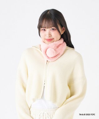 MOONBAT Care Bears(ケアベア) フェイクファーマフラー 手洗い可能 ペールピンク