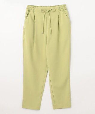 ANY 【UVケア/接触冷感/ウエストゴム】イージケア美脚パンツ テーパード ライム