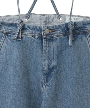 CRAFT STANDARD BOUTIQUE 2WAYサロペットデニムパンツ Light Indigo