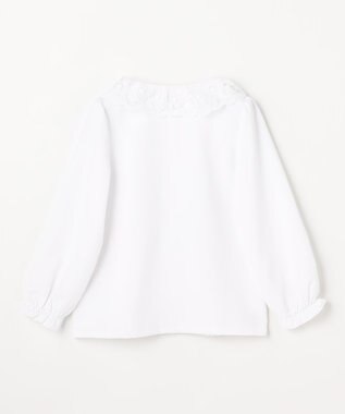 ANY KIDS 襟レース ブラウス ホワイト